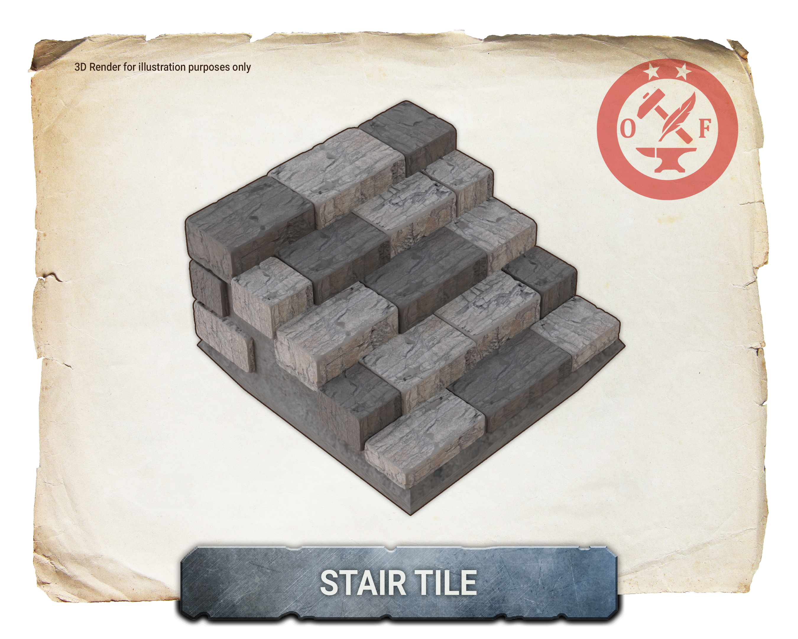 modular staircase tile